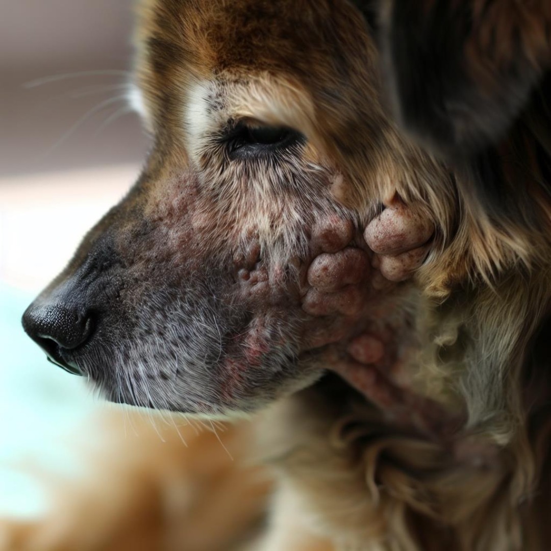 dog-with-Blastomycosis-fungal-illness